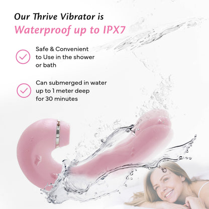 FAE waterproof suction vibrator with splashing water, suitable for use in the shower or bath.
