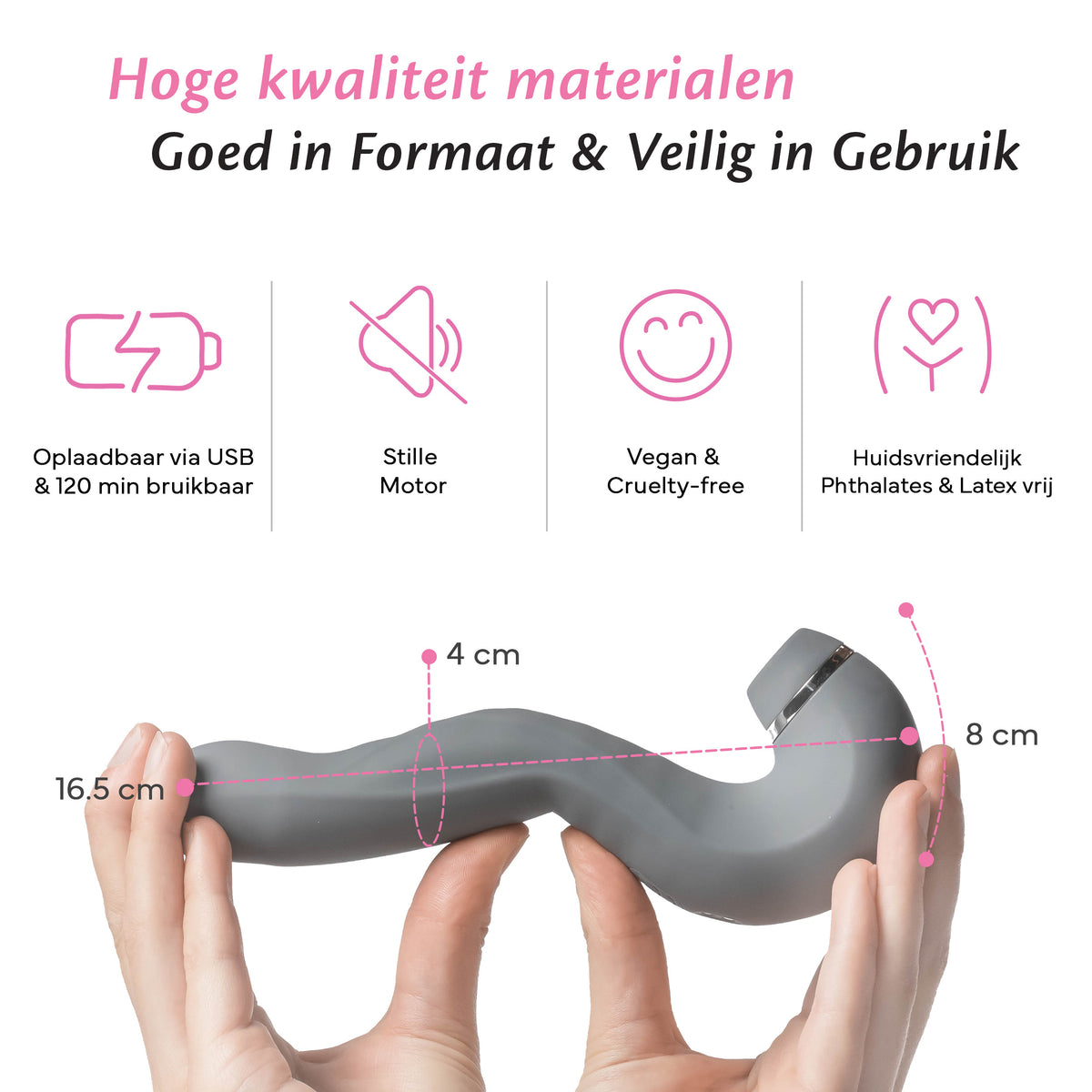 Thrive zuigvibrator - 3-in-1 G-spotstimulator met luchtdruktechnologie