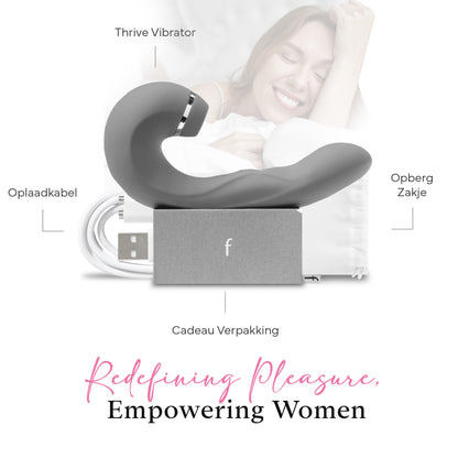 Thrive zuigvibrator - 3-in-1 G-spotstimulator met luchtdruktechnologie