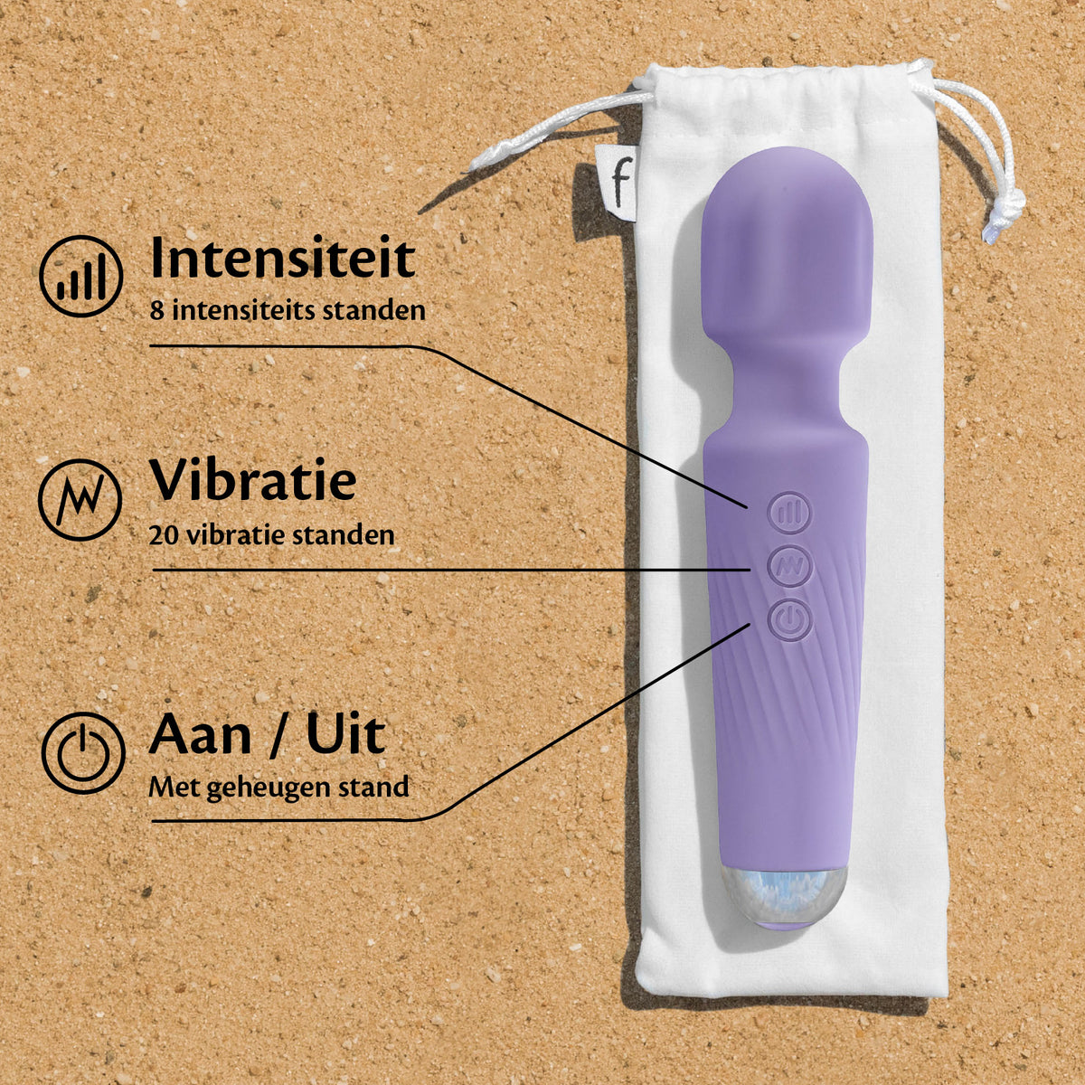 Vibromasseur baguette - Série Pure